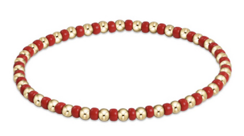 Gameday | Hope Grateful Bracelet | Bright Red