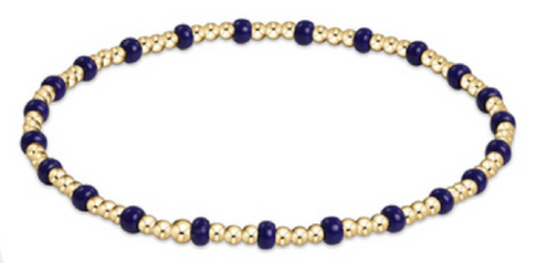 Gameday | Hope Gold Sincerity Bracelet | Matte Navy