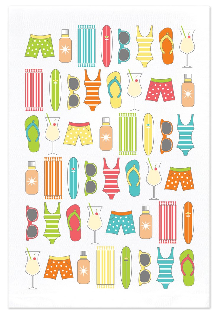 Beach Day Hand Towel