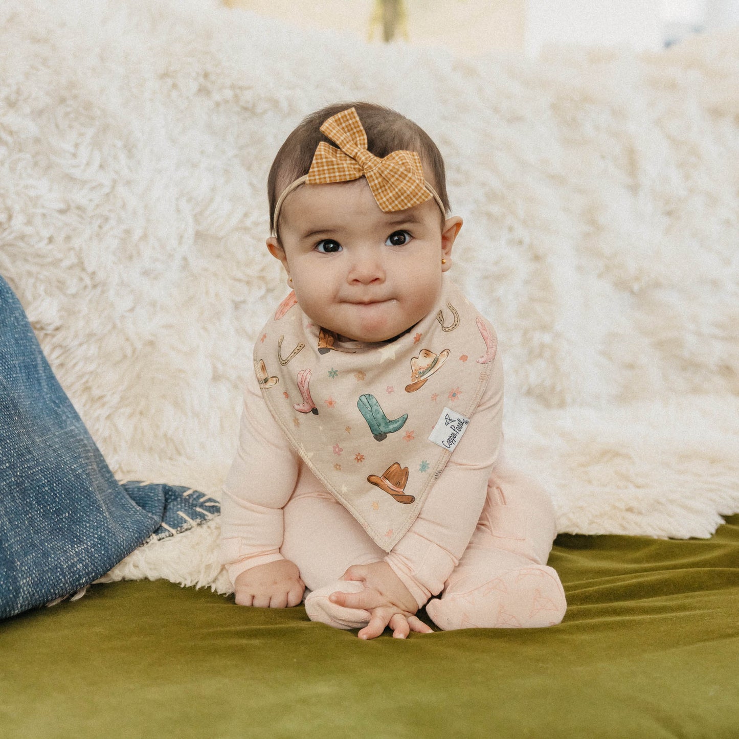 Baby Bandana Bib Set | Cheyenne