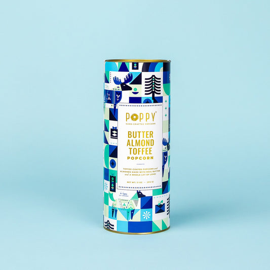 Butter Almond Toffee Holiday Cylinder