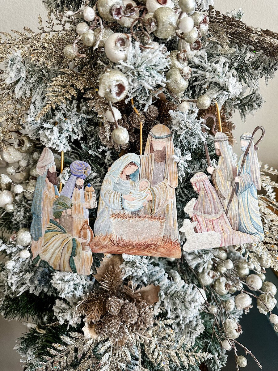 Nativity Ornaments | Set of 3