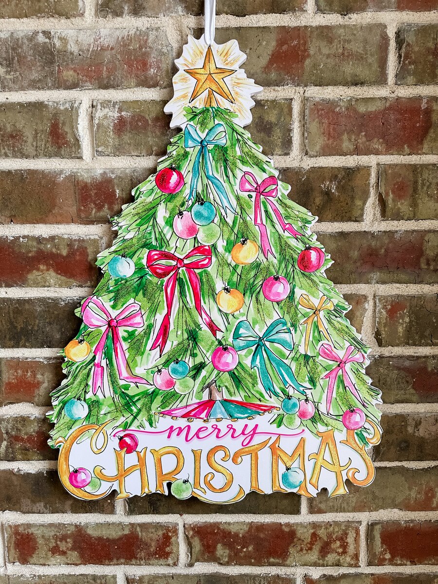 Vintage Tree Door Hanger