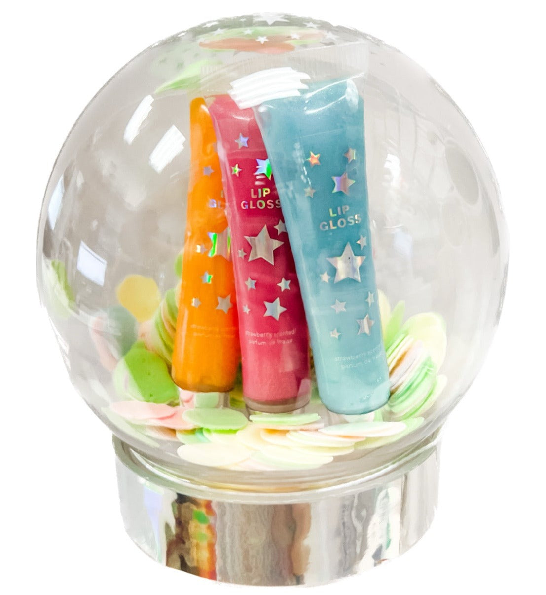Winter Wonderland Lip Gloss & Bath Confetti Set