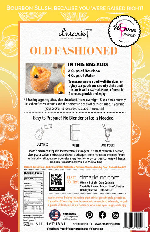 Cocktail Slush Mix | Old Fashioned