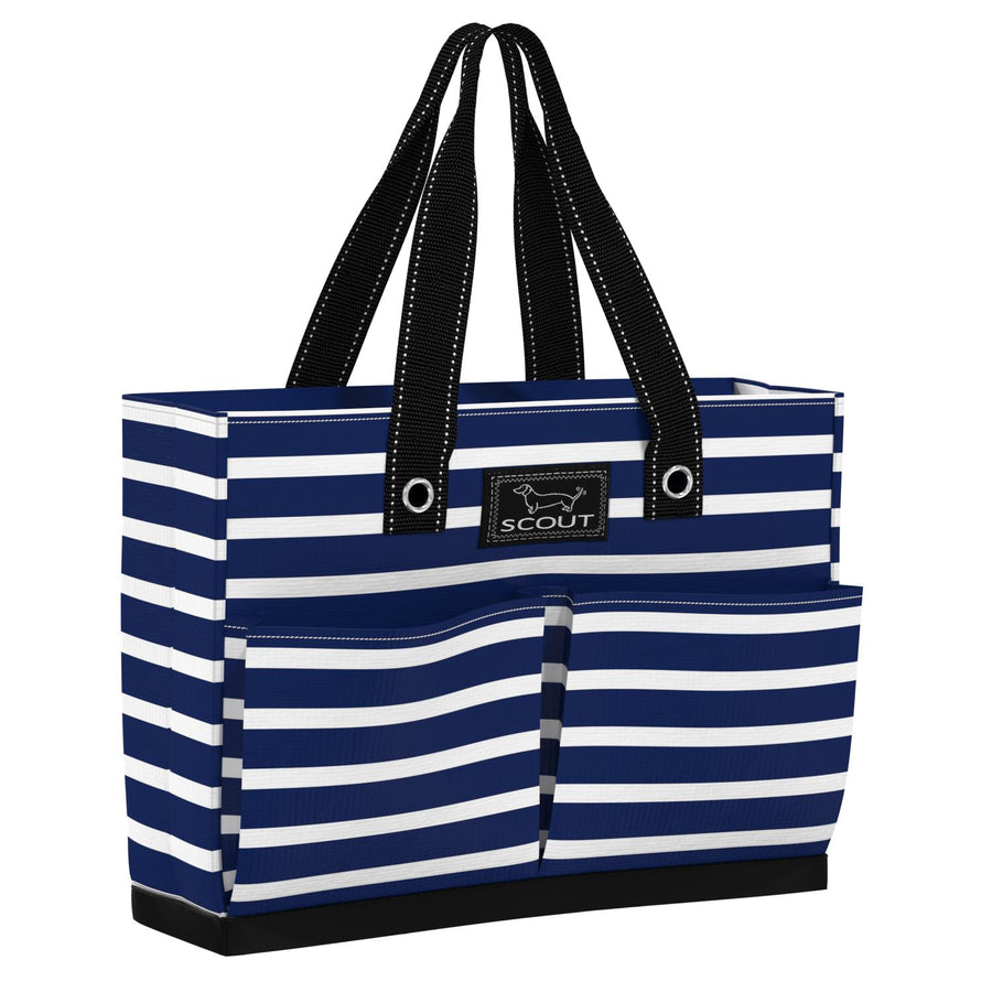 Uptown Girl | Pocket Tote Medium | Nantucket Navy
