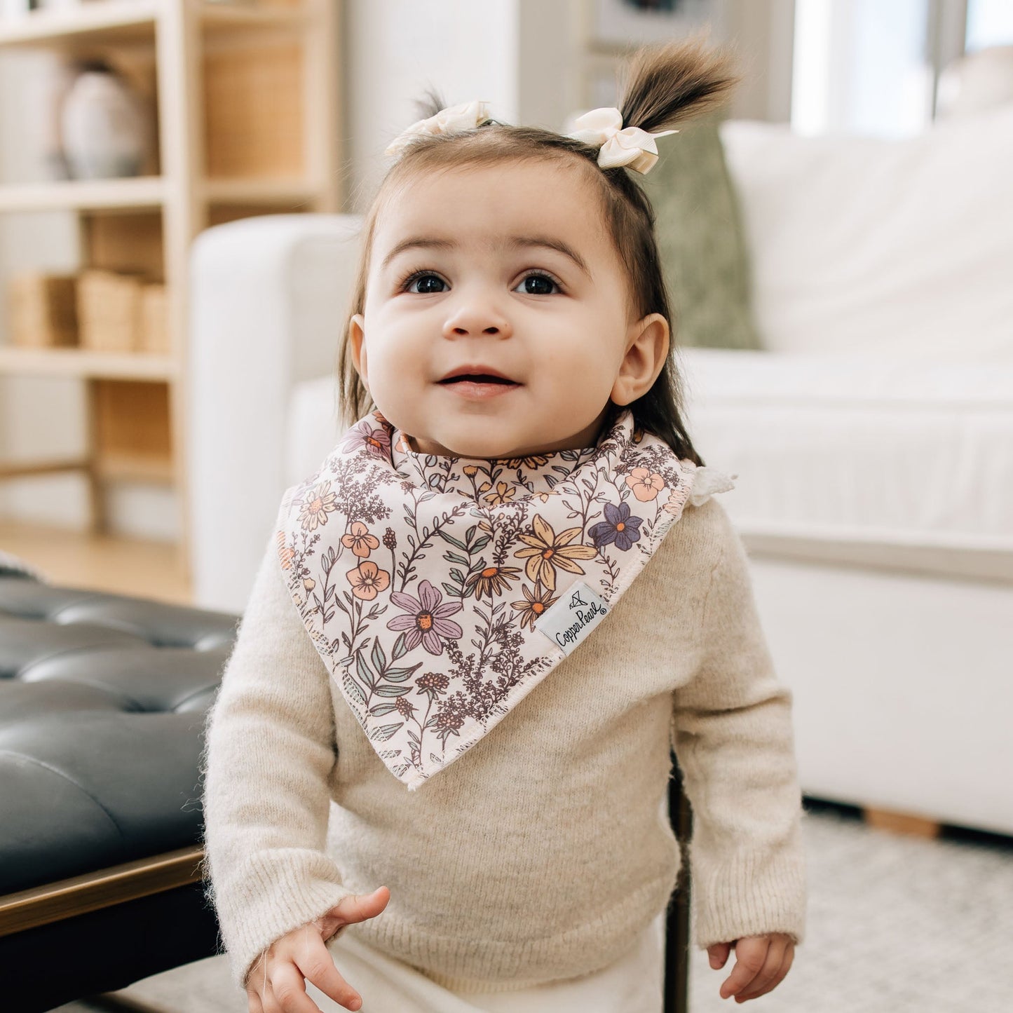 Baby Bandana Bib Set | Flora