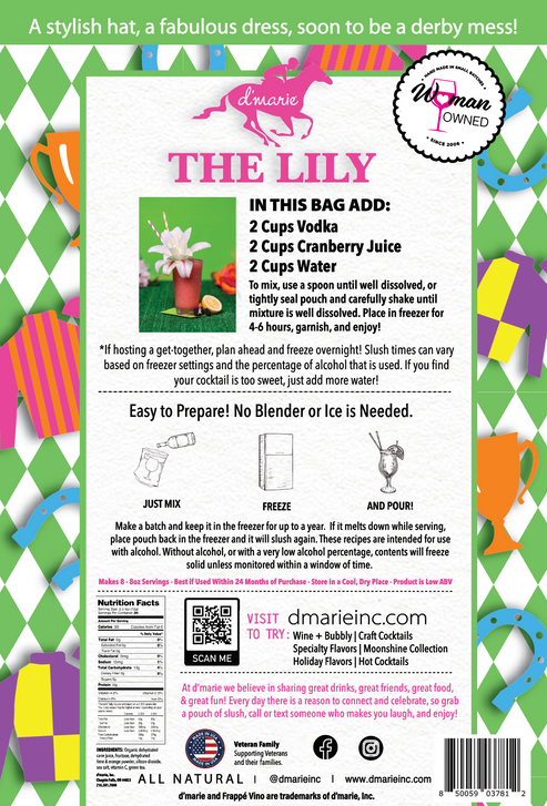 Cocktail Slush Mix | Derby Collection: The Lily