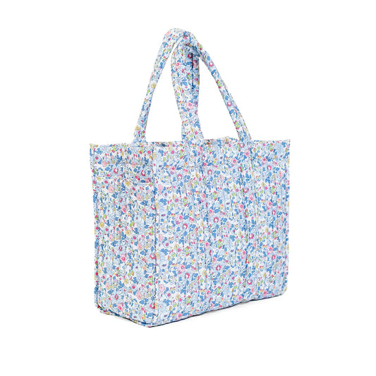 Quilted Go Go Tote | Bridgehampton Floral