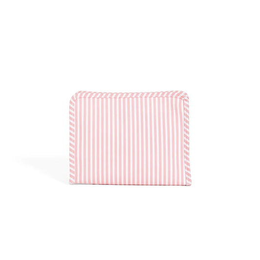 Medium Roadie Zip Pouch | Pimlico Stripe Pink