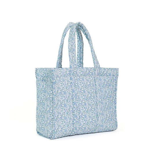 Quilted Go Go Tote | Hamptons Floral