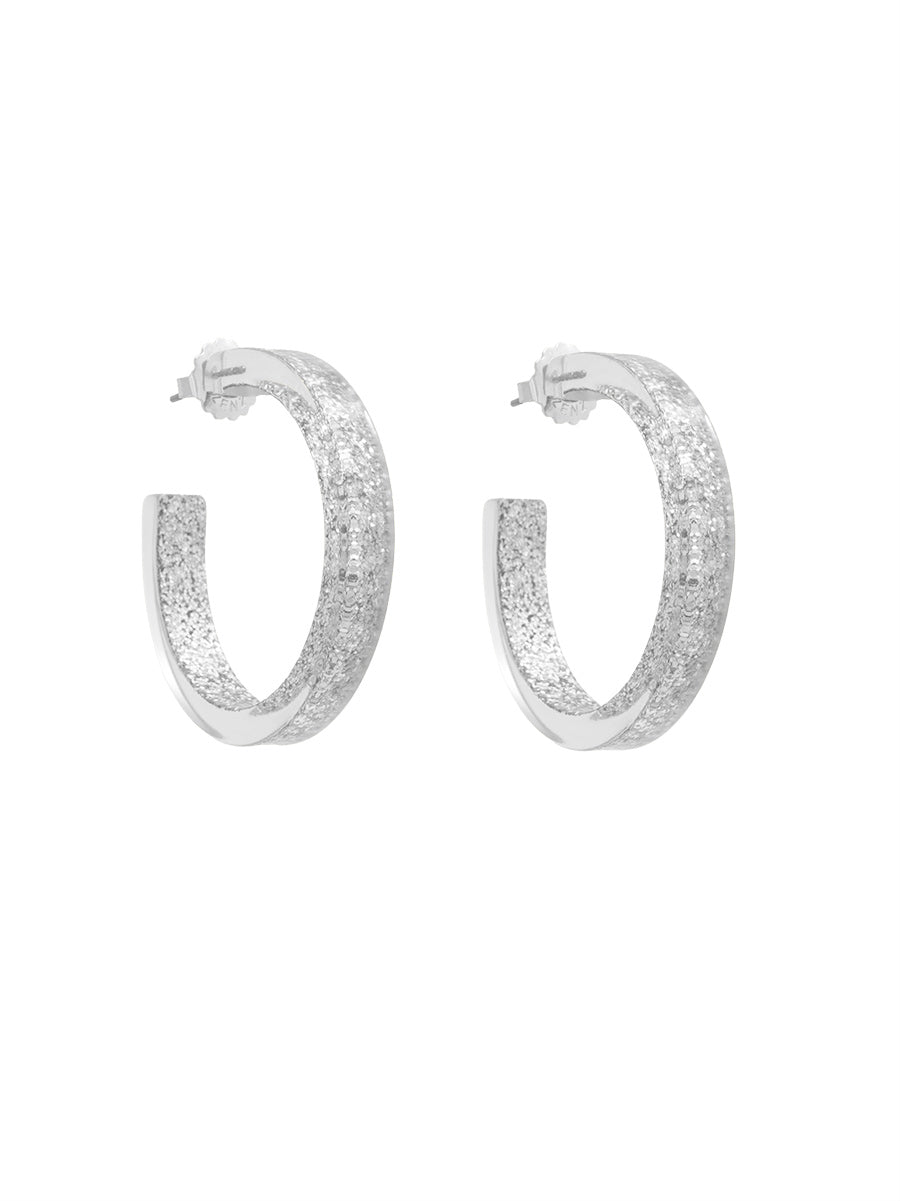 Medium Hoop Earrings (Assorted Colors)
