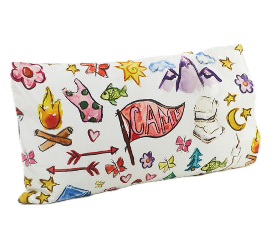 Pillowcase | Happy Camper | Pink