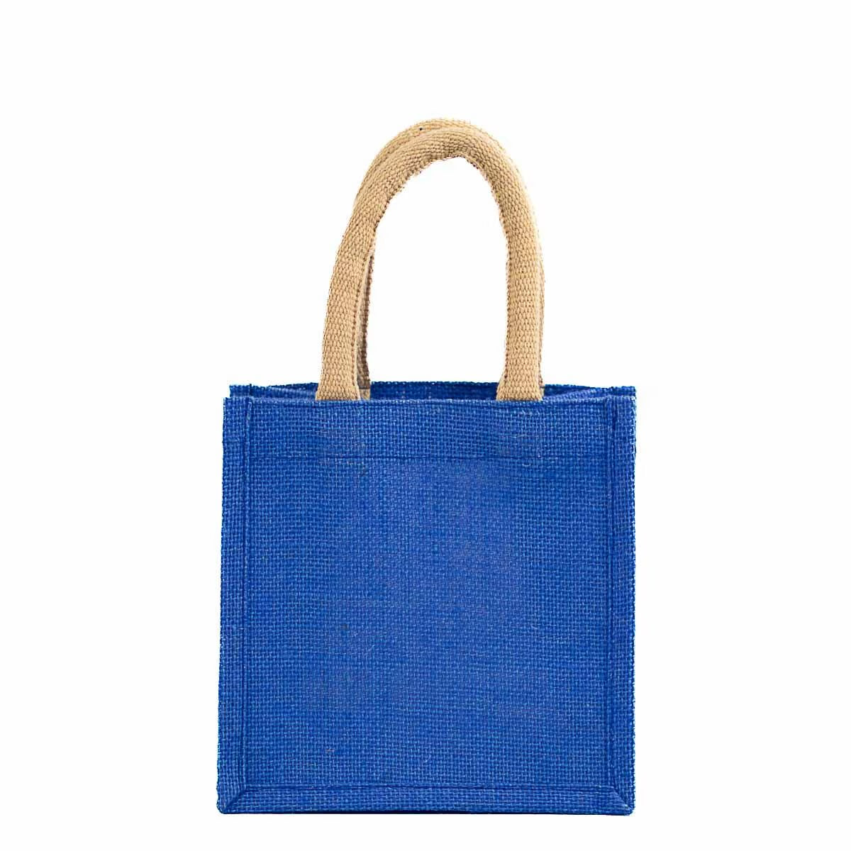 Jute Petite Gift Tote - Lapis
