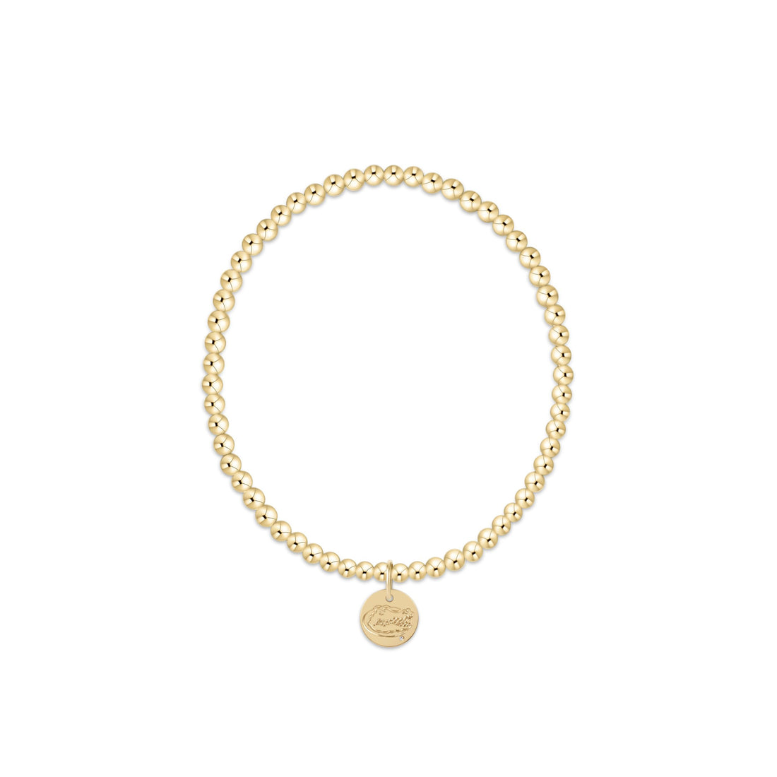 eCOLLEGIATE Gold 3mm Bracelet | Florida