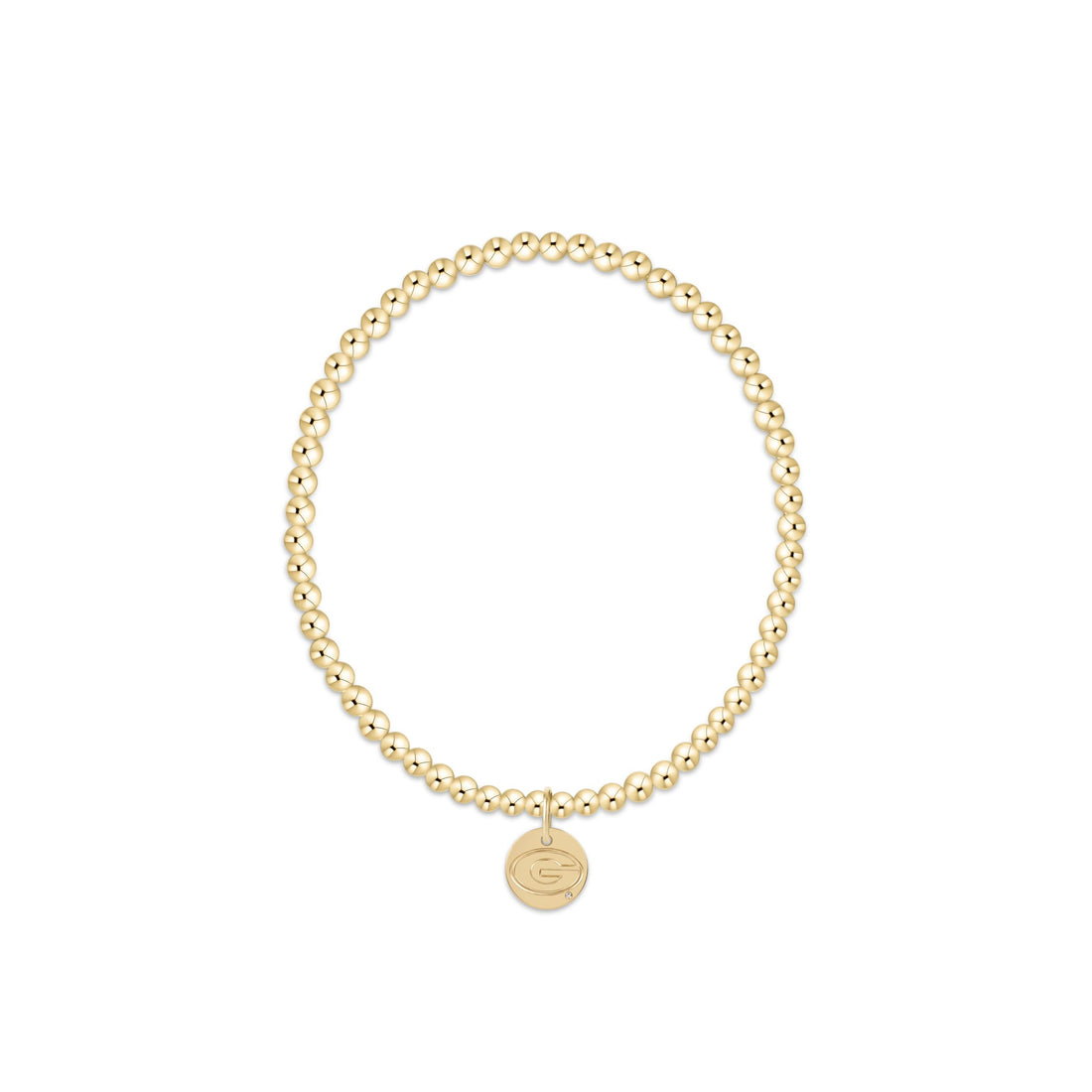 eCOLLEGIATE Gold 3mm Bracelet | UGA