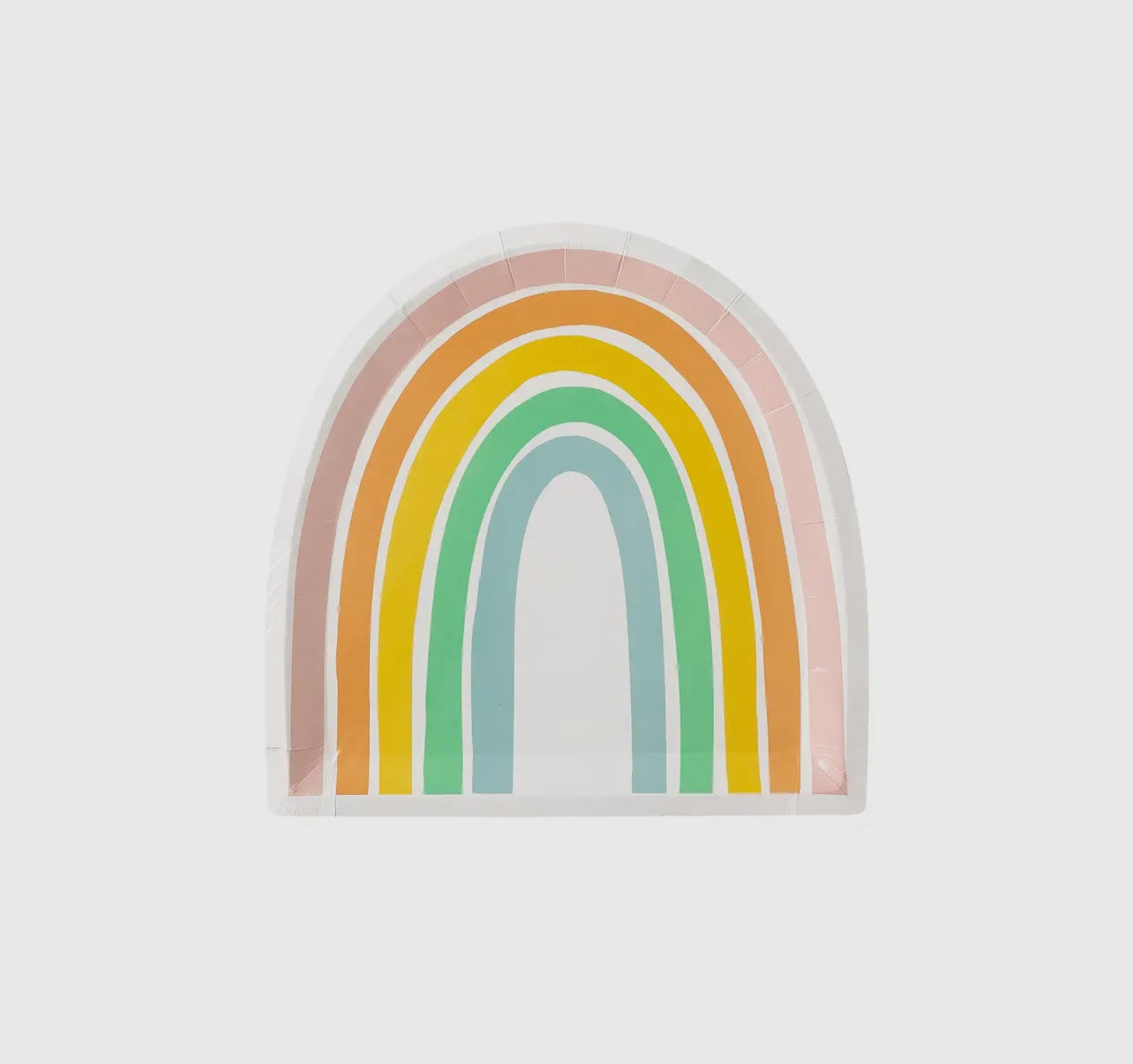 Pastel Rainbow Plates