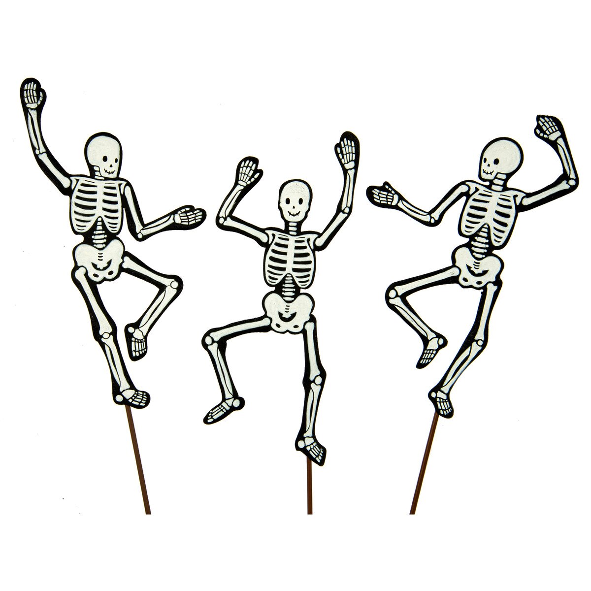 Metal Stake/Decor | Dancing Skeletons | Assorted Styles