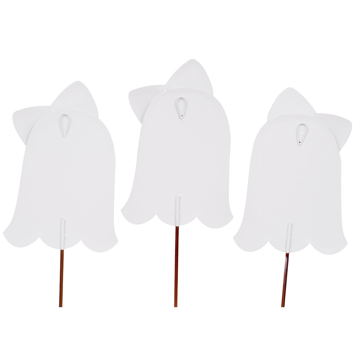 Metal Stake/Decor | Ghosts with Bows | Assorted Styles