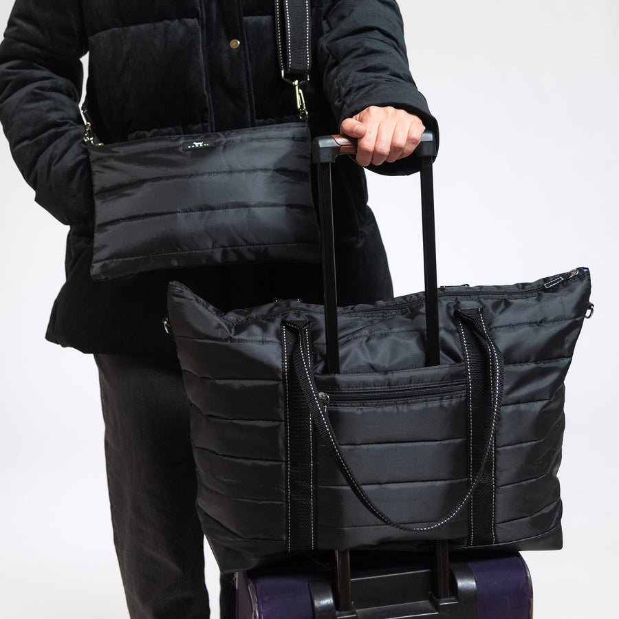 Triple Advisor | 3-in-1 Travel Bag | Black Puffer