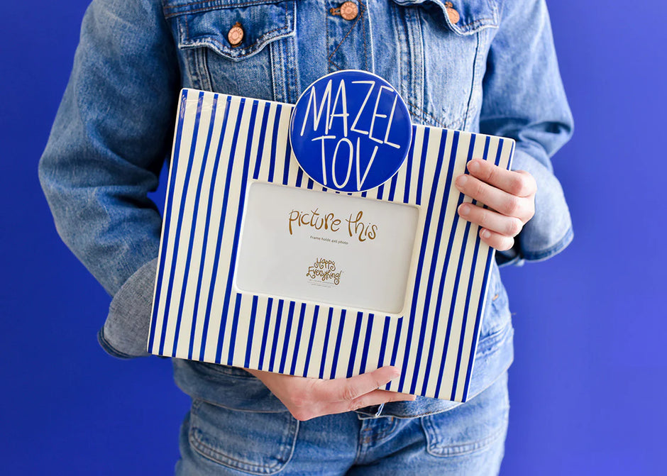 HE Frame | Indigo Skinny Stripe