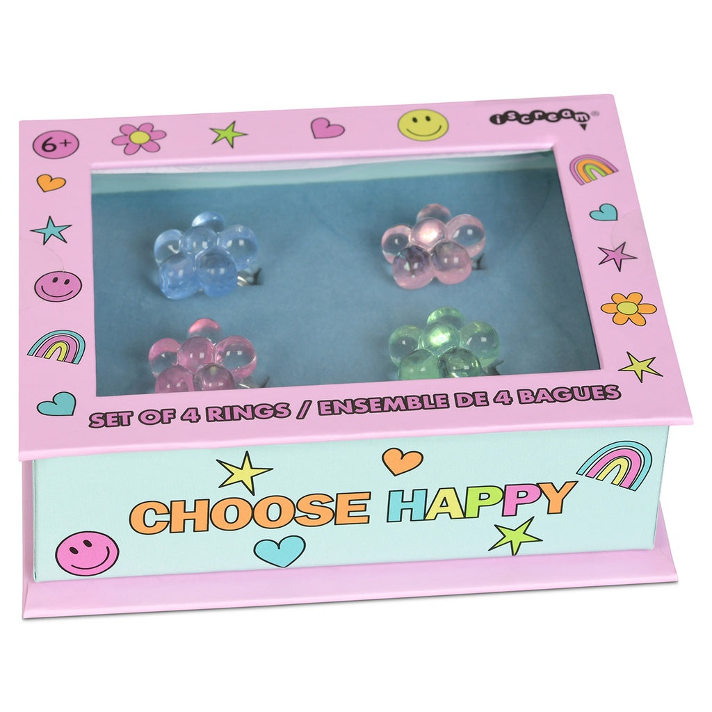 Flower Rings | Set of 4