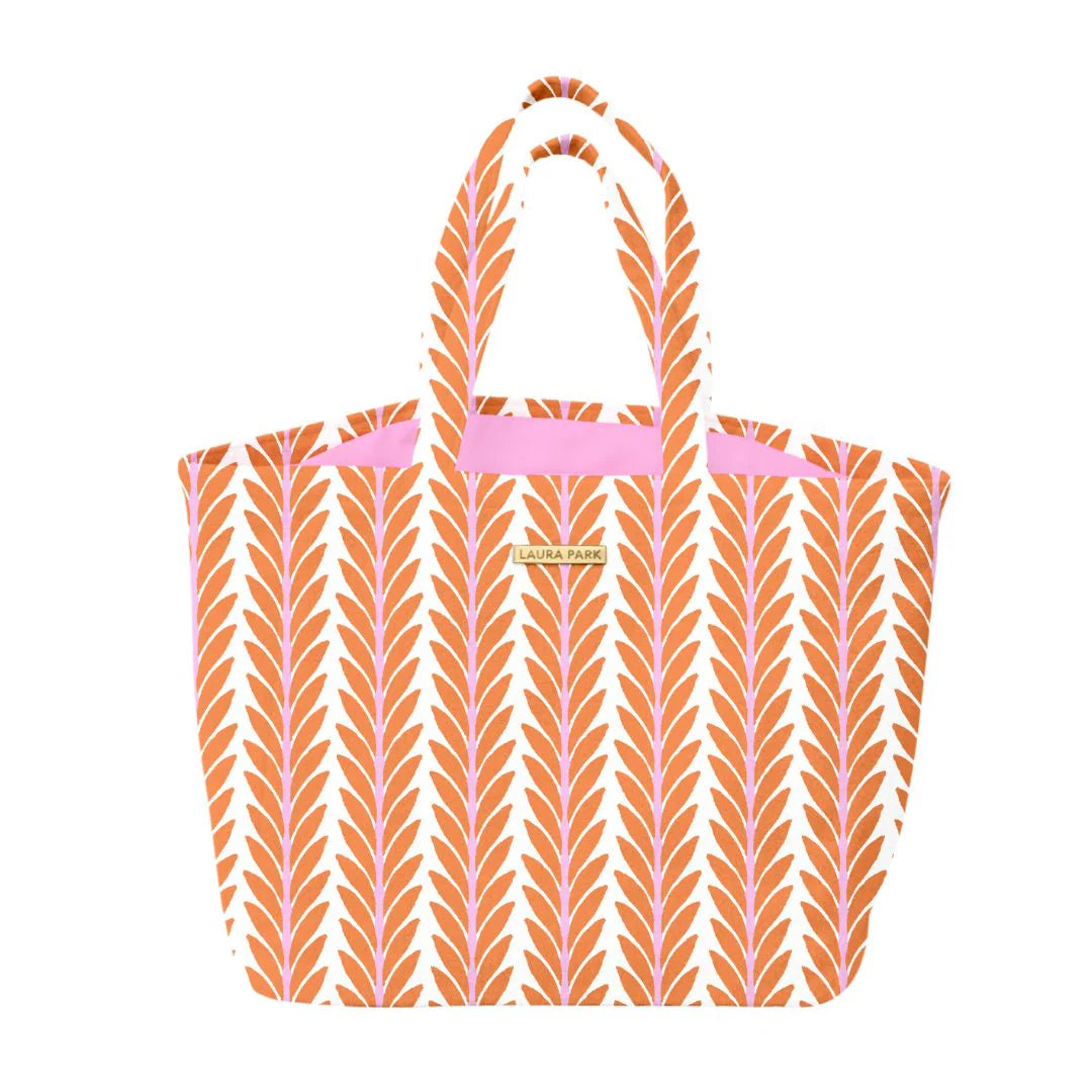Terry Beach Tote | Frond Orange