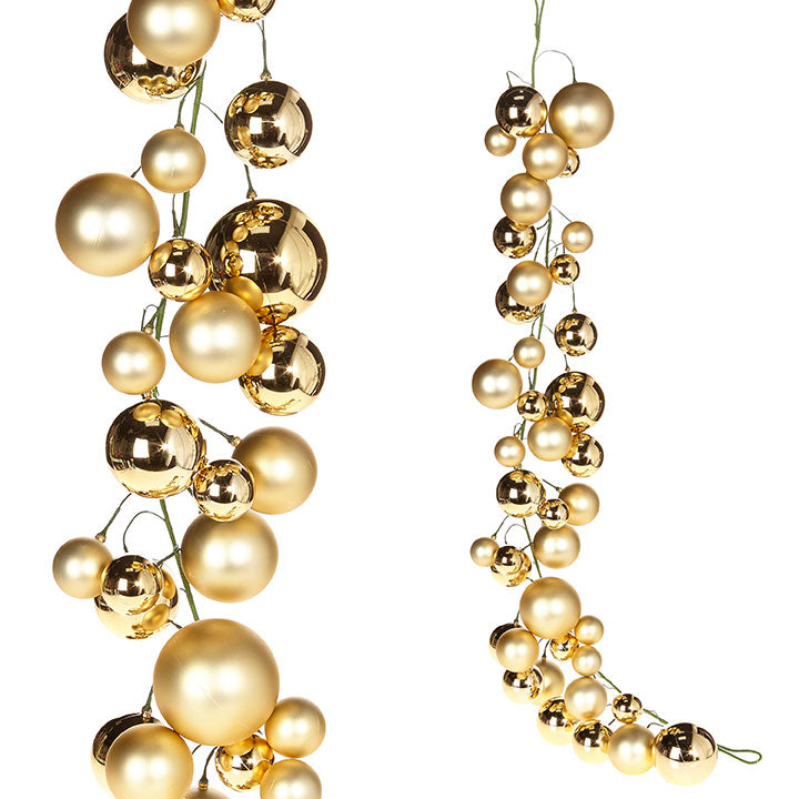 Gold Ball Garland | 4'