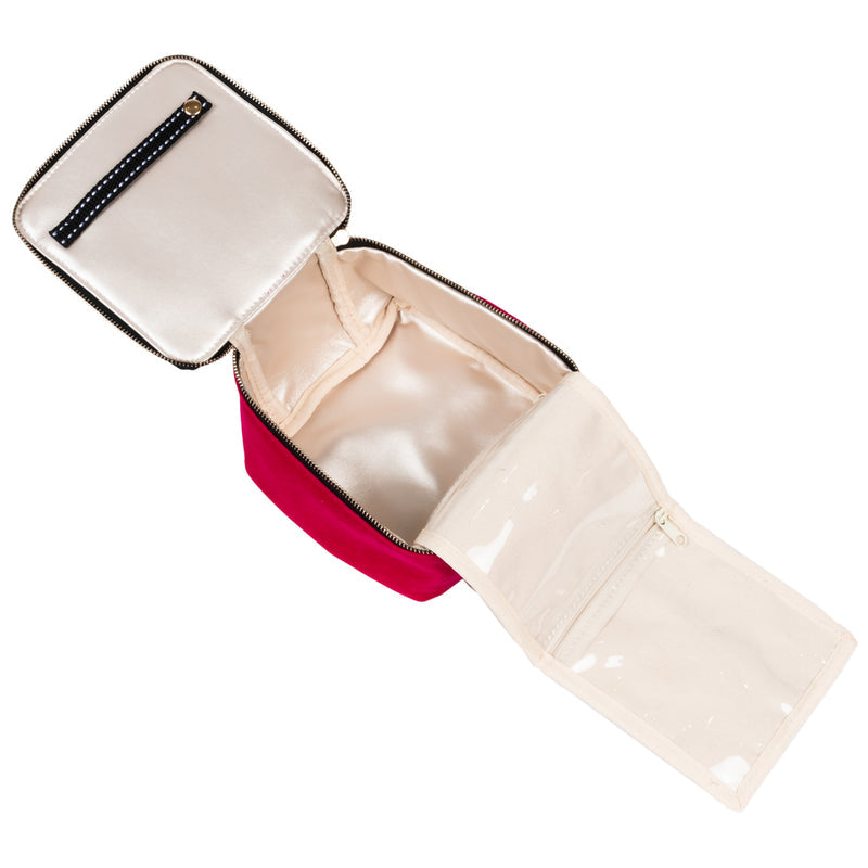 Hidden Gem Jewelry Case | Pink Velvet