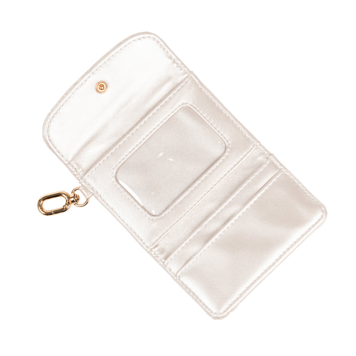 Street Cred Card Holder | Champagne Quilted