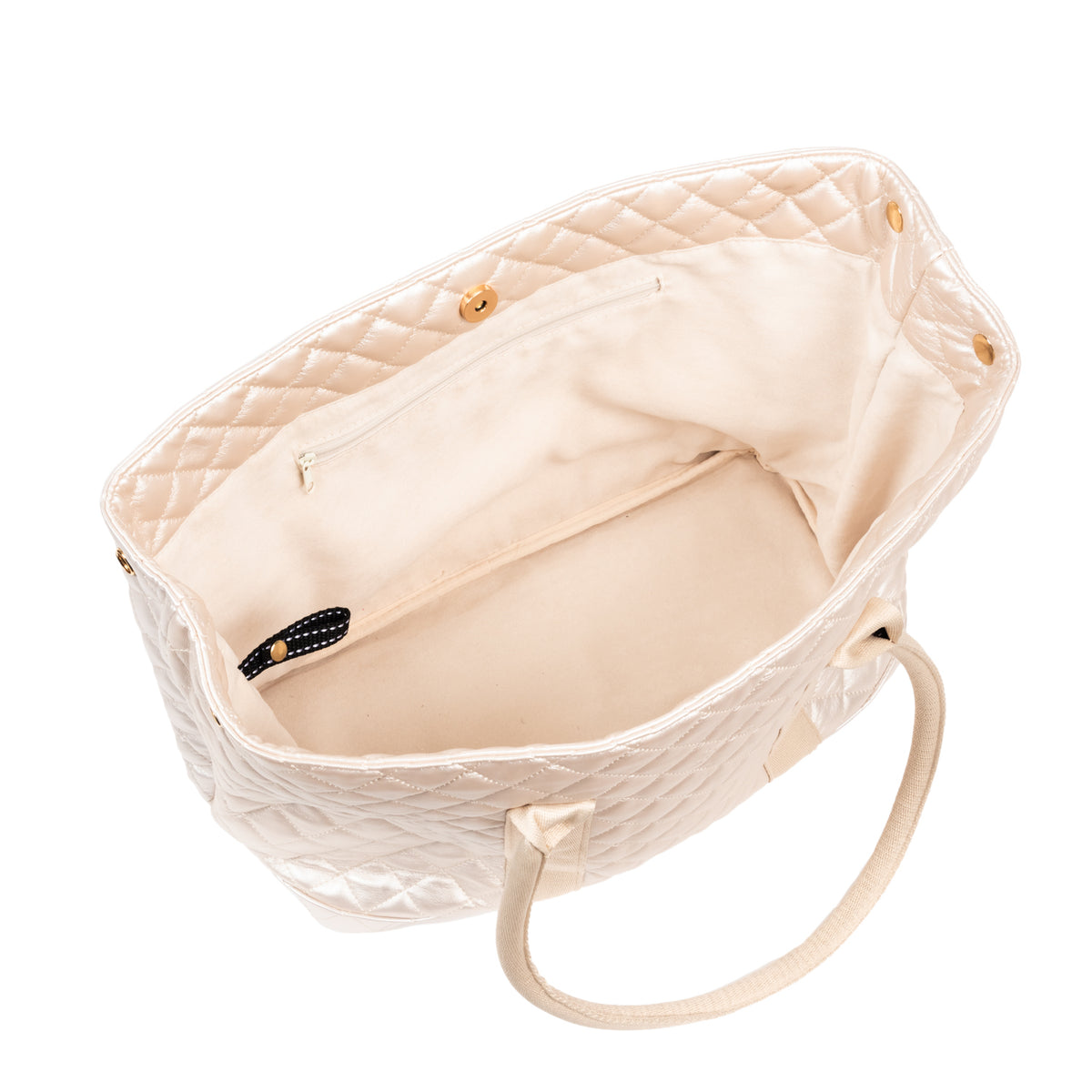 Miss Manors Tote | Champagne Quilted