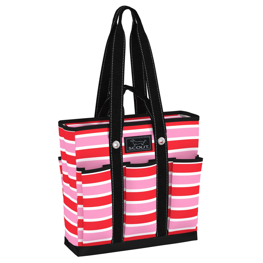 Rocket Pocket | Medium Multi-Pocket Tote | Candy Striper