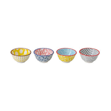 Hand-Stamped Stoneware Pinch Pot | Assorted Styles