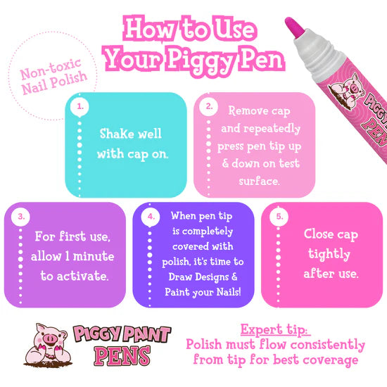 Nail Polish Pen | Piggy Pink