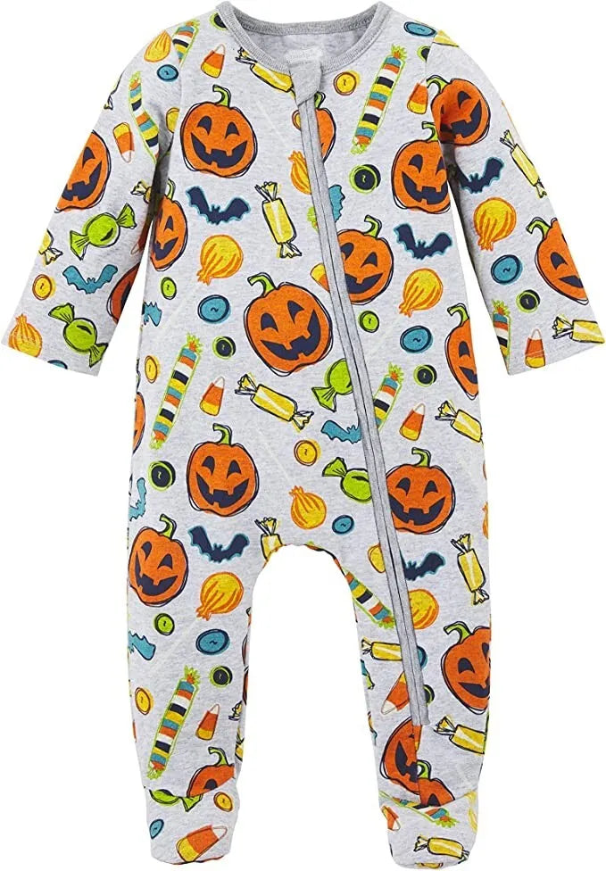 Halloween Printed Sleeper 3-6M