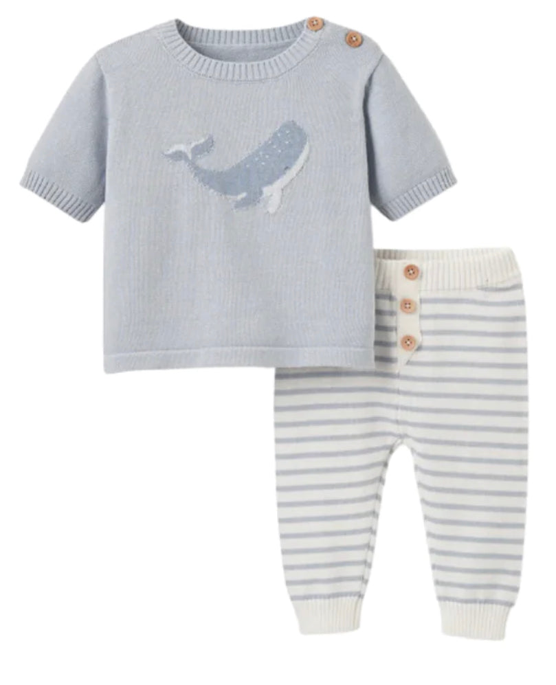 6M Whale Shirt w/ Pants