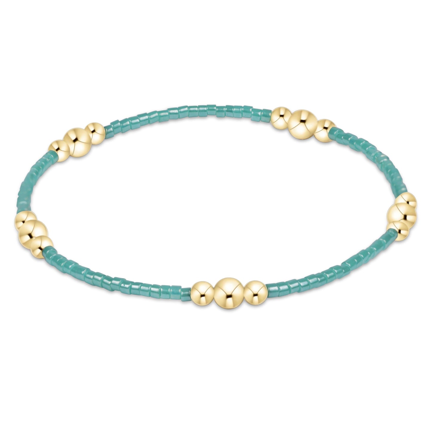 Hope Purpose Gold Bracelet | Sea Glass