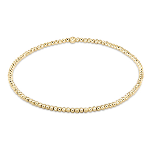 egirl Classic Gold 2mm Bead Bracelet