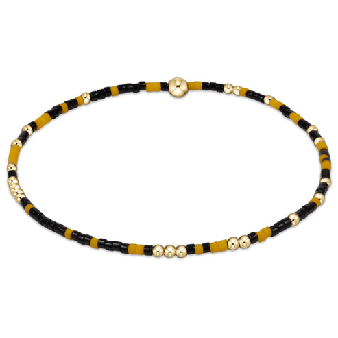 Gameday | Hope Unwritten Bracelet | Golden Yellow & Oynx