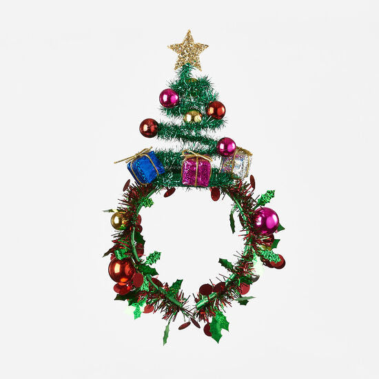 Holiday Headband | Christmas Tree & Gifts