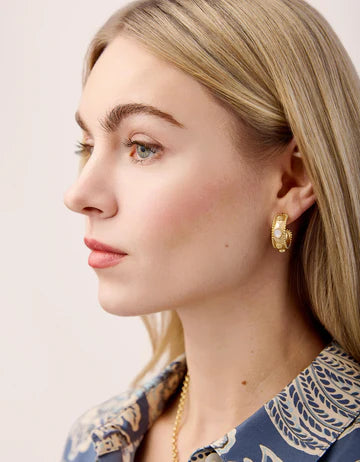 Mercer House Hoop Earrings Mother-of-Pearl