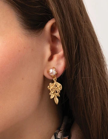 Lowcountry Fall Earrings Bronze