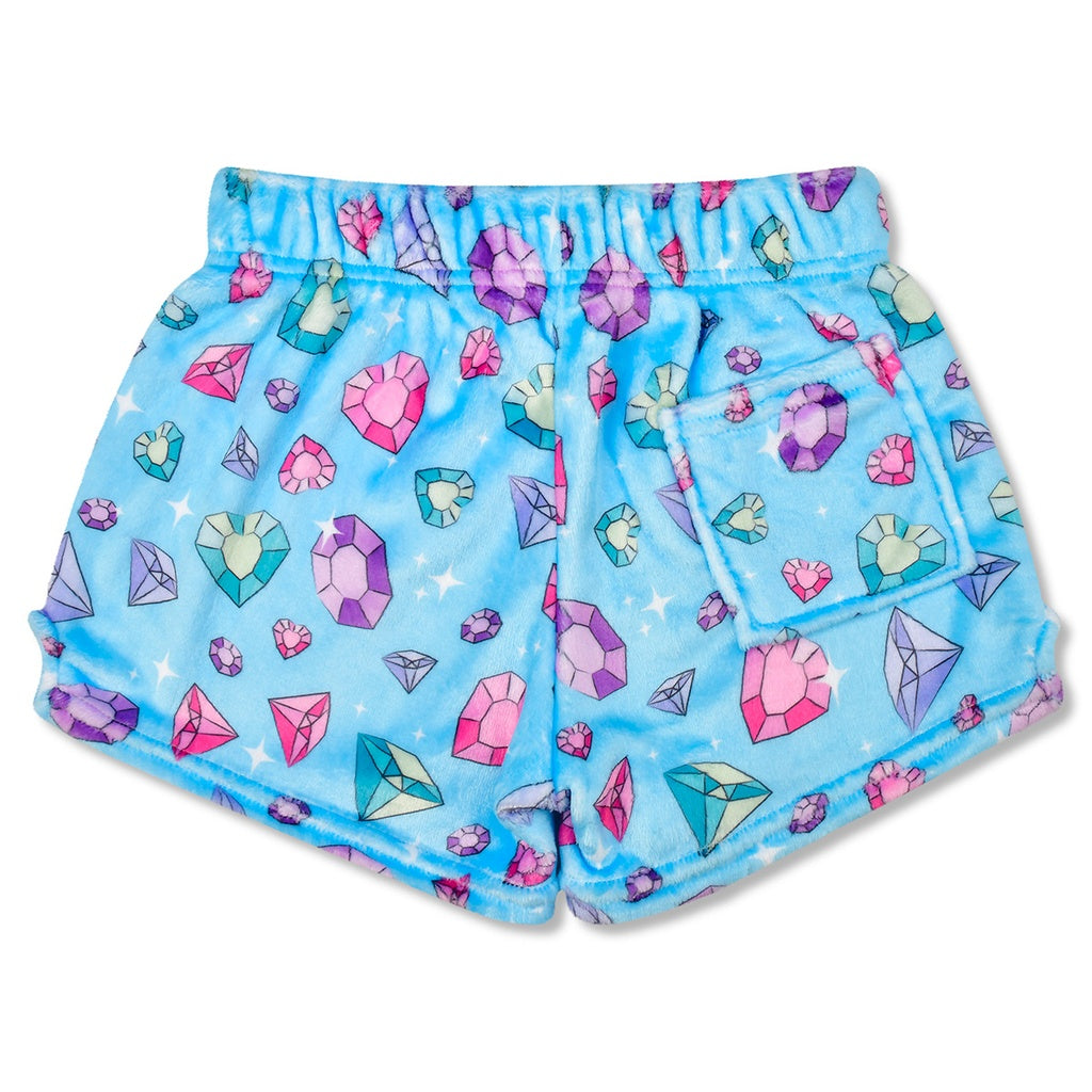 Jazzy Jewels Plush Shorts (Medium -10-12)