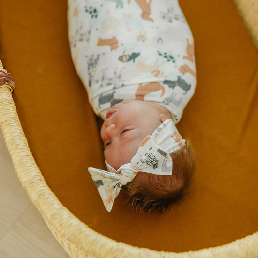 Knit Swaddle Blanket | Rufus