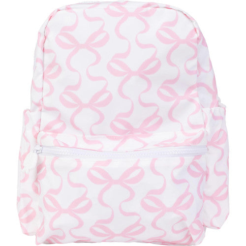 Small Backpack | Bows on White