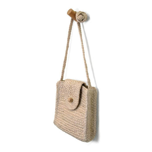 Betsy Messenger Jute Crossbody
