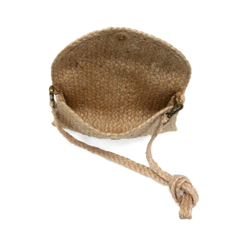 Lala Top Handle Jute Crossbody