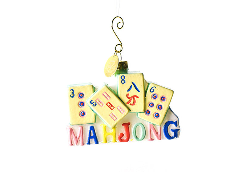 Glass Ornament | Mahjong