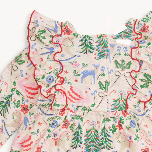 Magnetic Me Dress w/Ruffles & Leggings | Sugar Plum Dreams