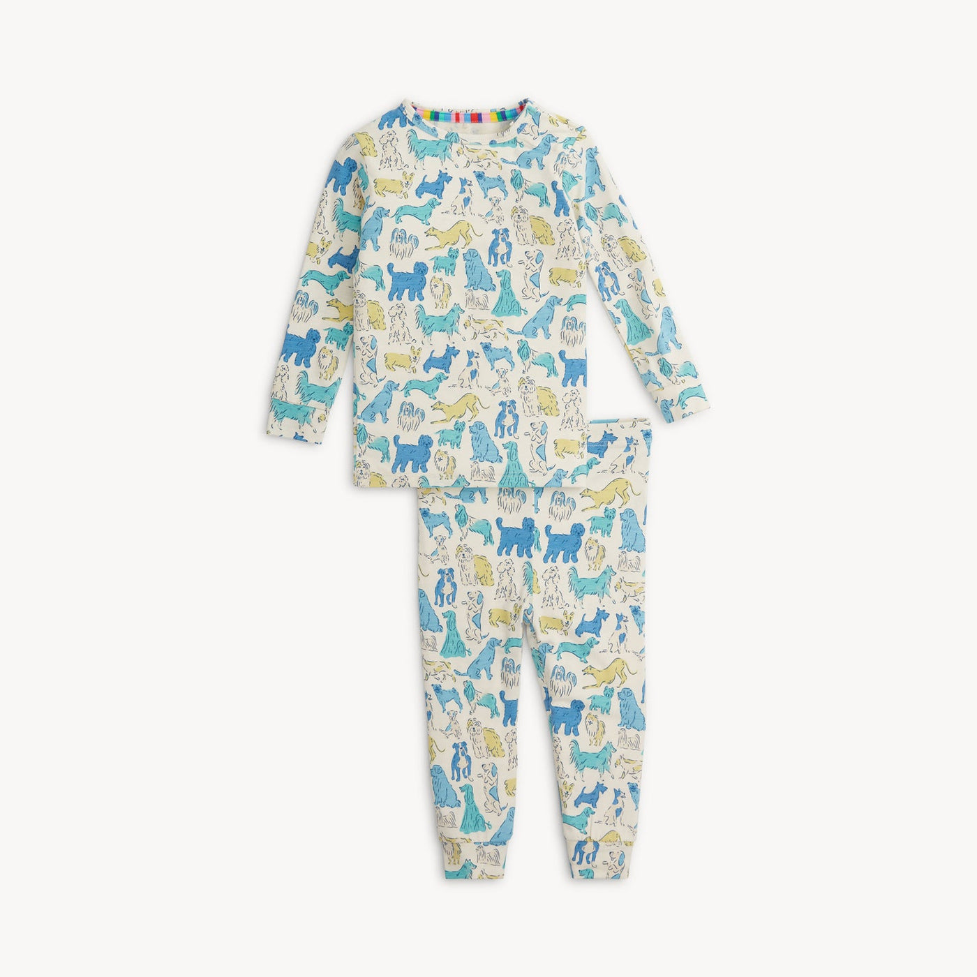 Magnetic Me Long Sleeve PJ Set | Blue It's a Paw-ty